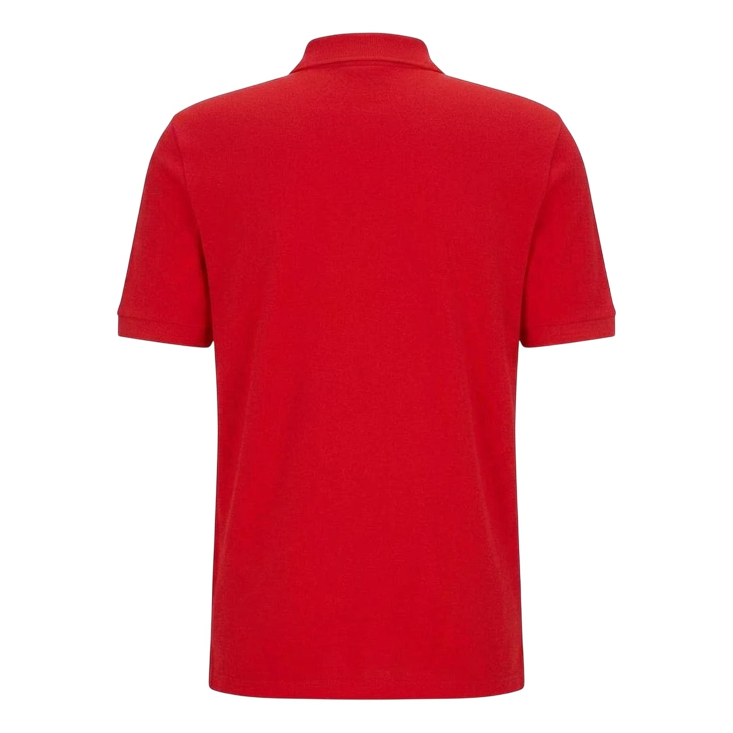 White - Front - Boss Mens Pallas Embroidered Logo Cotton Polo Shirt