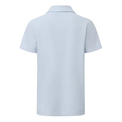 Baby Blue - Back - Slazenger Womens-Ladies Logo Polycotton Polo Shirt