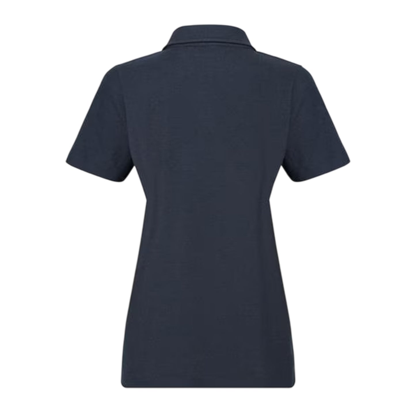Navy - Back - Slazenger Womens-Ladies Logo Polycotton Polo Shirt
