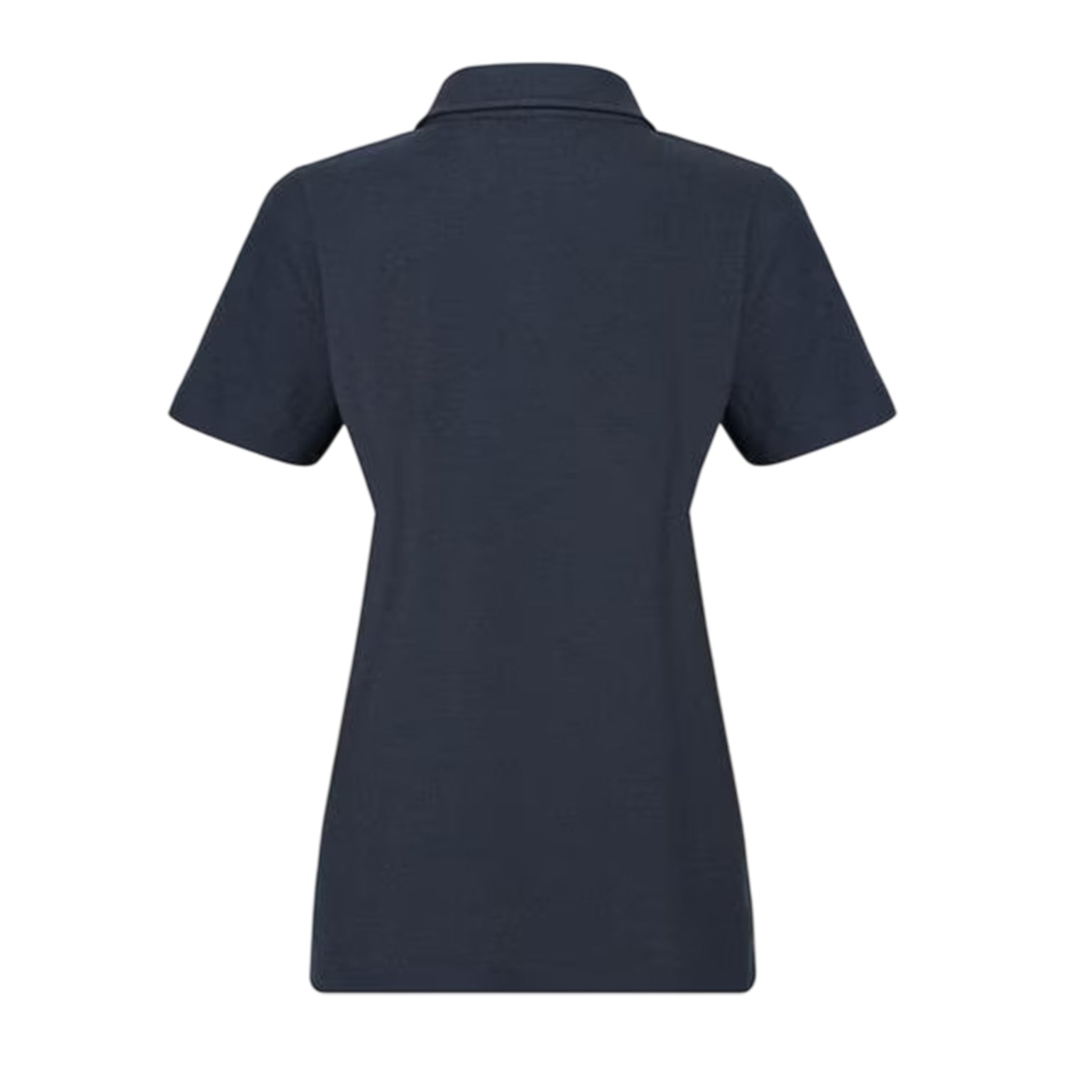 Navy - Back - Slazenger Womens-Ladies Logo Polycotton Polo Shirt