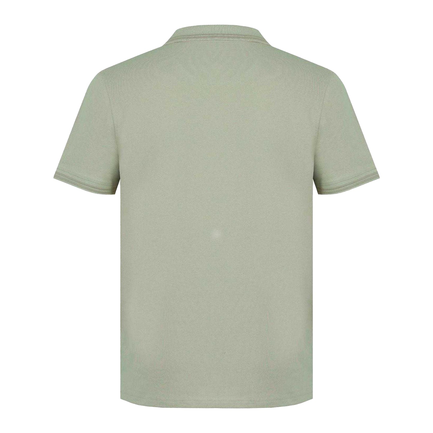 Beige - Back - Firetrap Mens Lazer Logo Cotton Polo Shirt