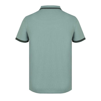 Green - Back - Firetrap Mens Lazer Logo Cotton Polo Shirt