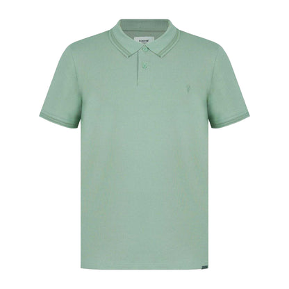 Light Green - Front - Firetrap Mens Lazer Logo Cotton Polo Shirt