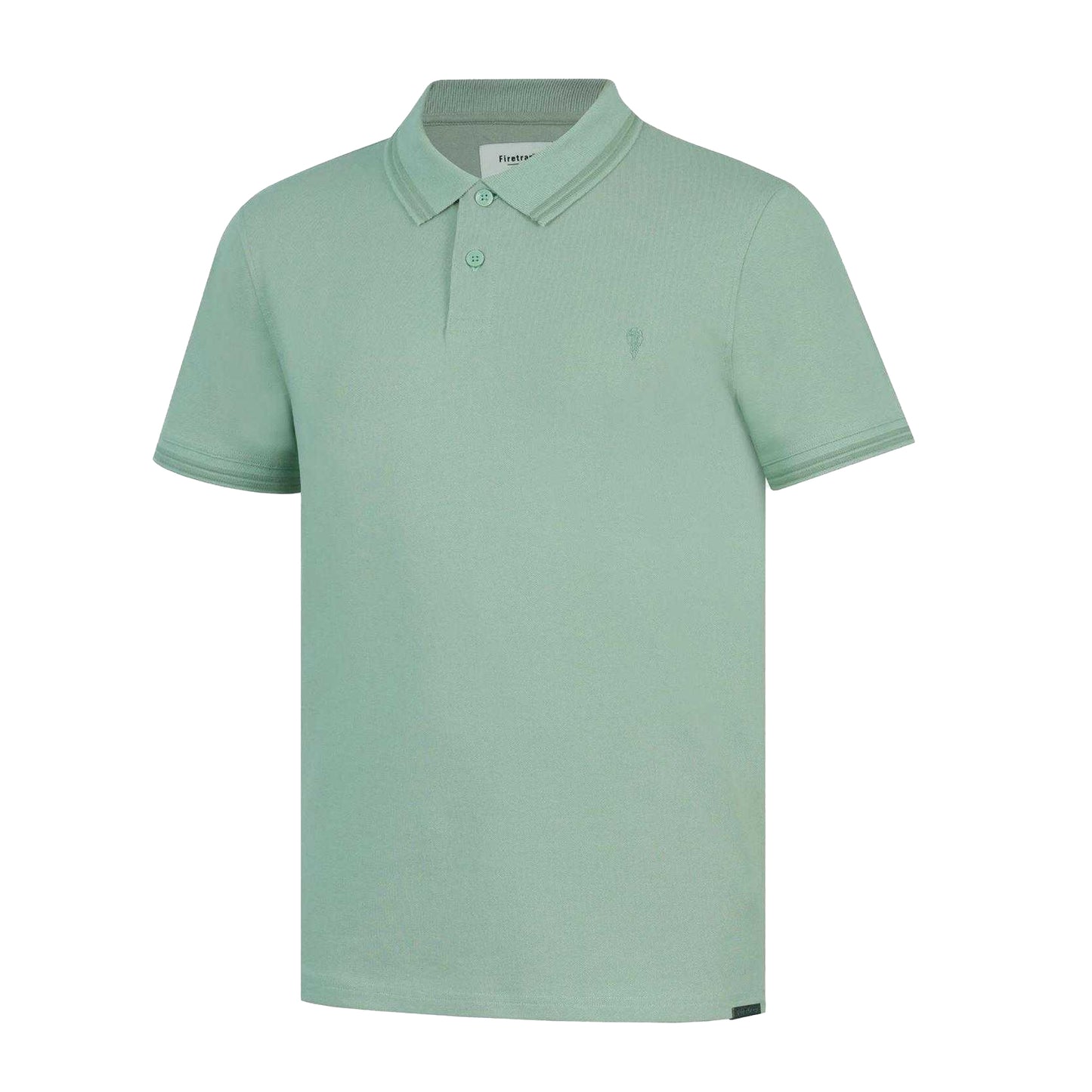 Light Green - Side - Firetrap Mens Lazer Logo Cotton Polo Shirt