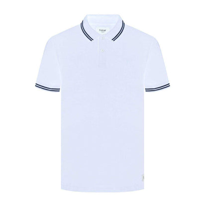 White - Front - Firetrap Mens Lazer Logo Cotton Polo Shirt