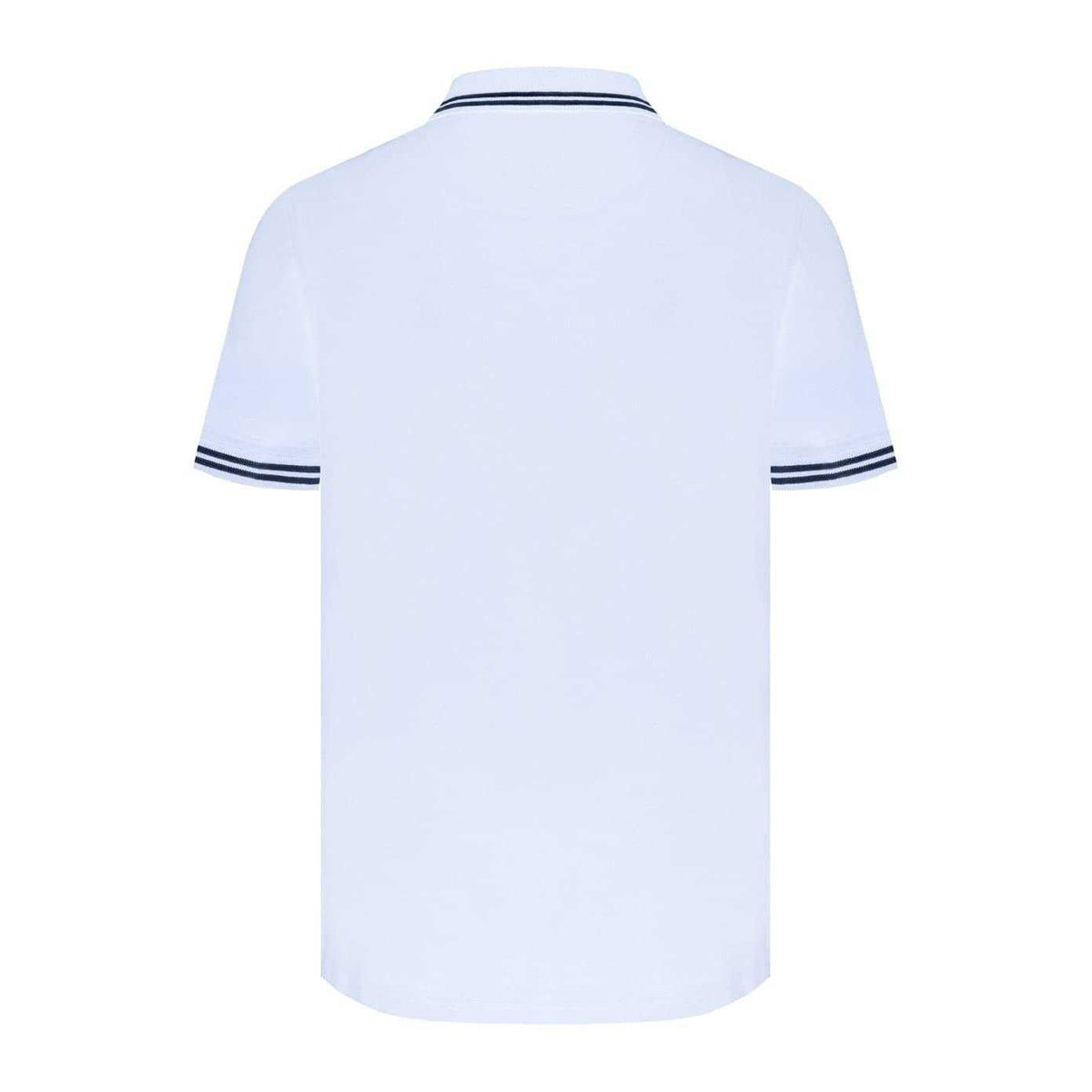 White - Back - Firetrap Mens Lazer Logo Cotton Polo Shirt