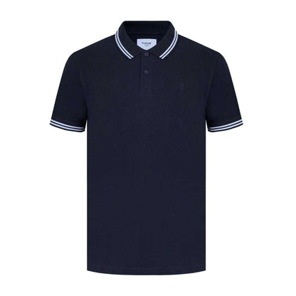 Black - Front - Firetrap Mens Lazer Logo Cotton Polo Shirt