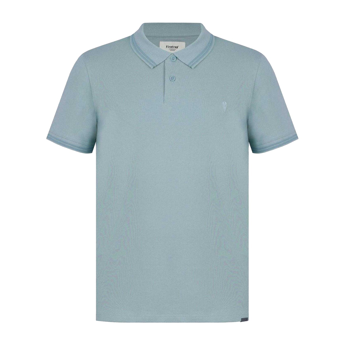 Blue - Front - Firetrap Mens Lazer Logo Cotton Polo Shirt