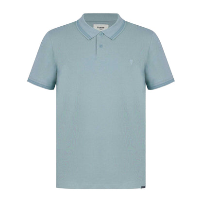 Blue - Front - Firetrap Mens Lazer Logo Cotton Polo Shirt
