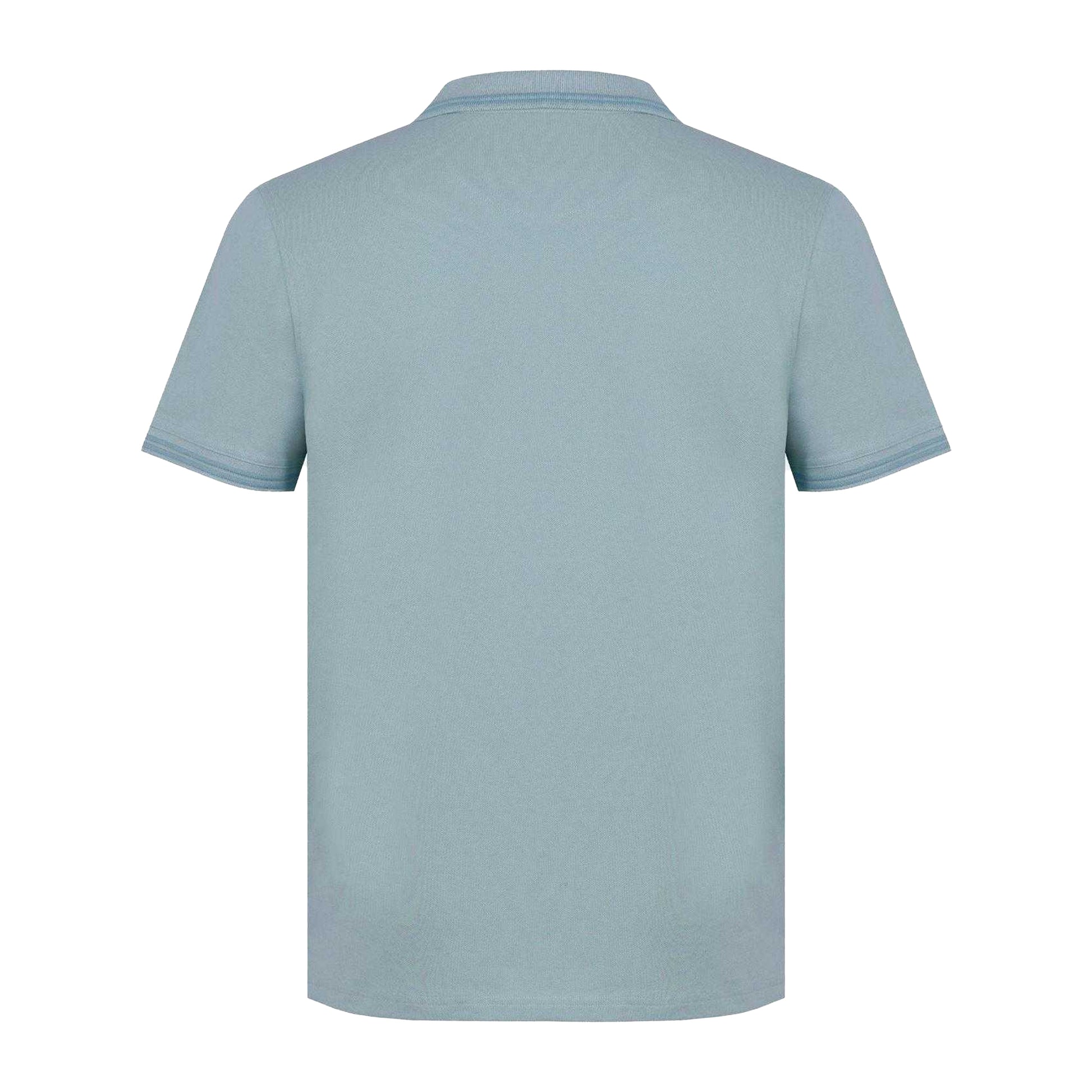 Blue - Back - Firetrap Mens Lazer Logo Cotton Polo Shirt