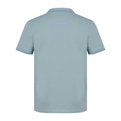Blue - Back - Firetrap Mens Lazer Logo Cotton Polo Shirt