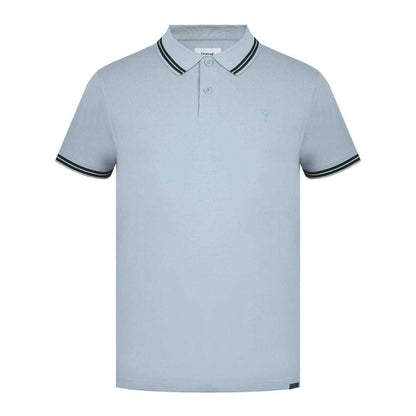 Blue-Black - Front - Firetrap Mens Lazer Logo Cotton Polo Shirt