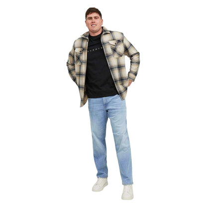 Blue Denim - Side - Jack And Jones Mens +Mike Original Jeans