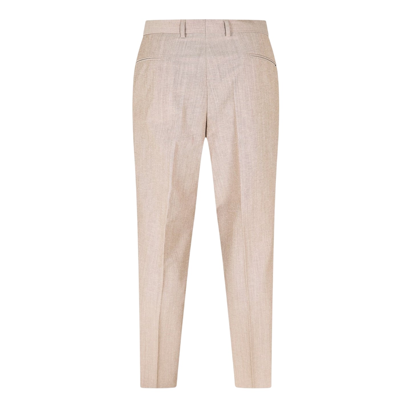 Medium Beige - Back - Boss Mens H-Genius 242 Tailored Trousers