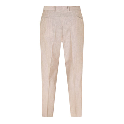 Medium Beige - Back - Boss Mens H-Genius 242 Tailored Trousers