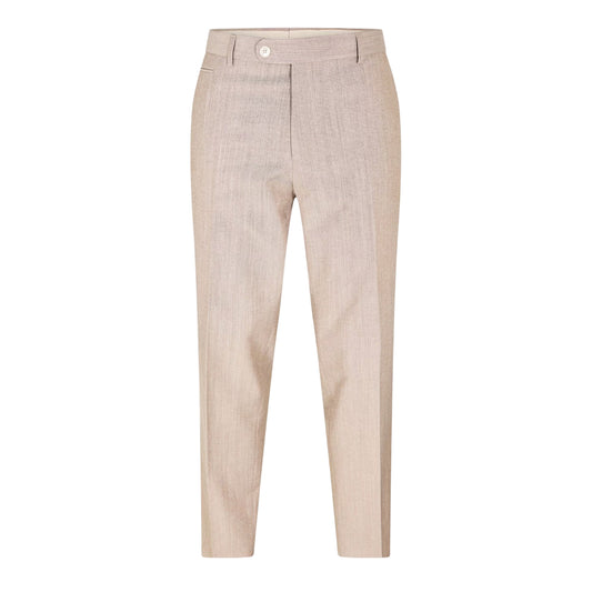 Medium Beige - Front - Boss Mens H-Genius 242 Tailored Trousers