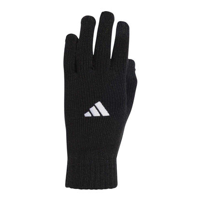 Black-White - Front - Adidas Mens Tiro League Football Gloves