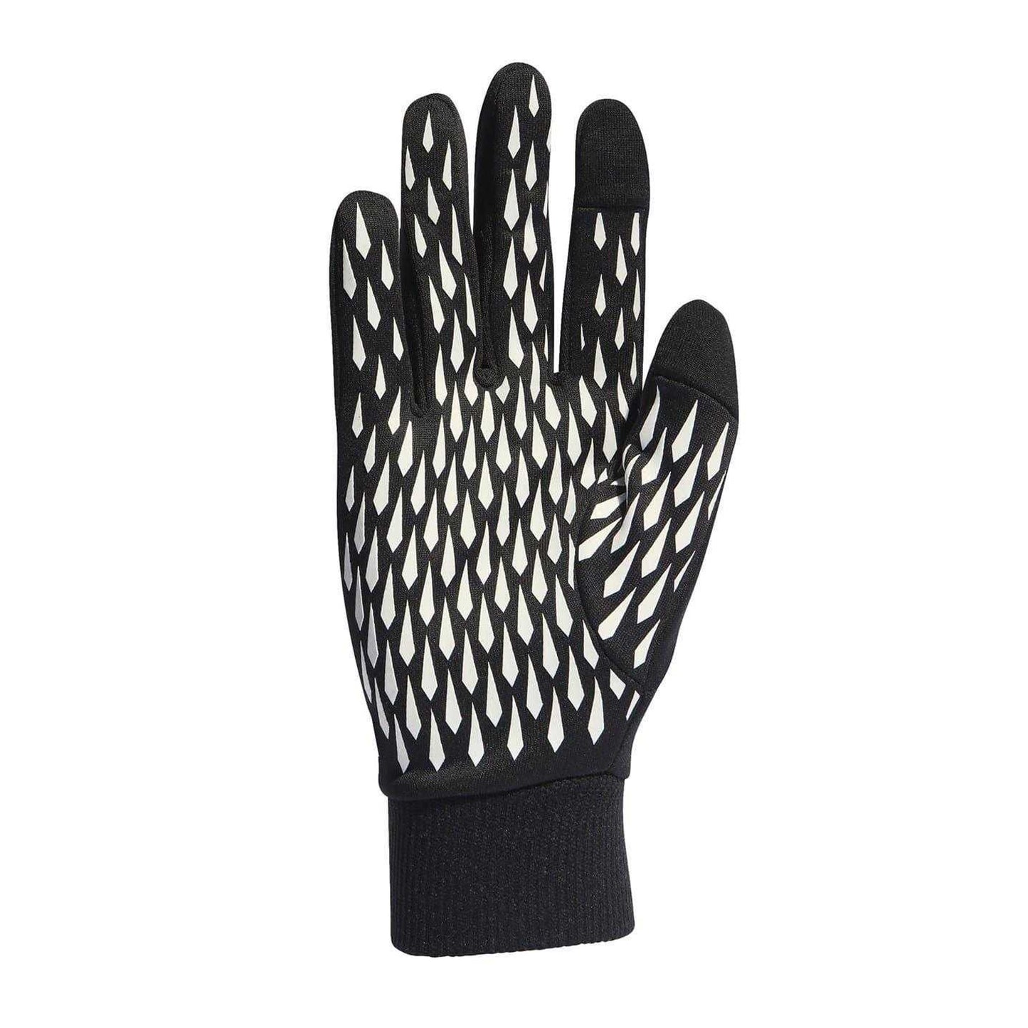 Black-White - Back - Adidas Unisex Adult Geometric Pattern Football Competition Gloves