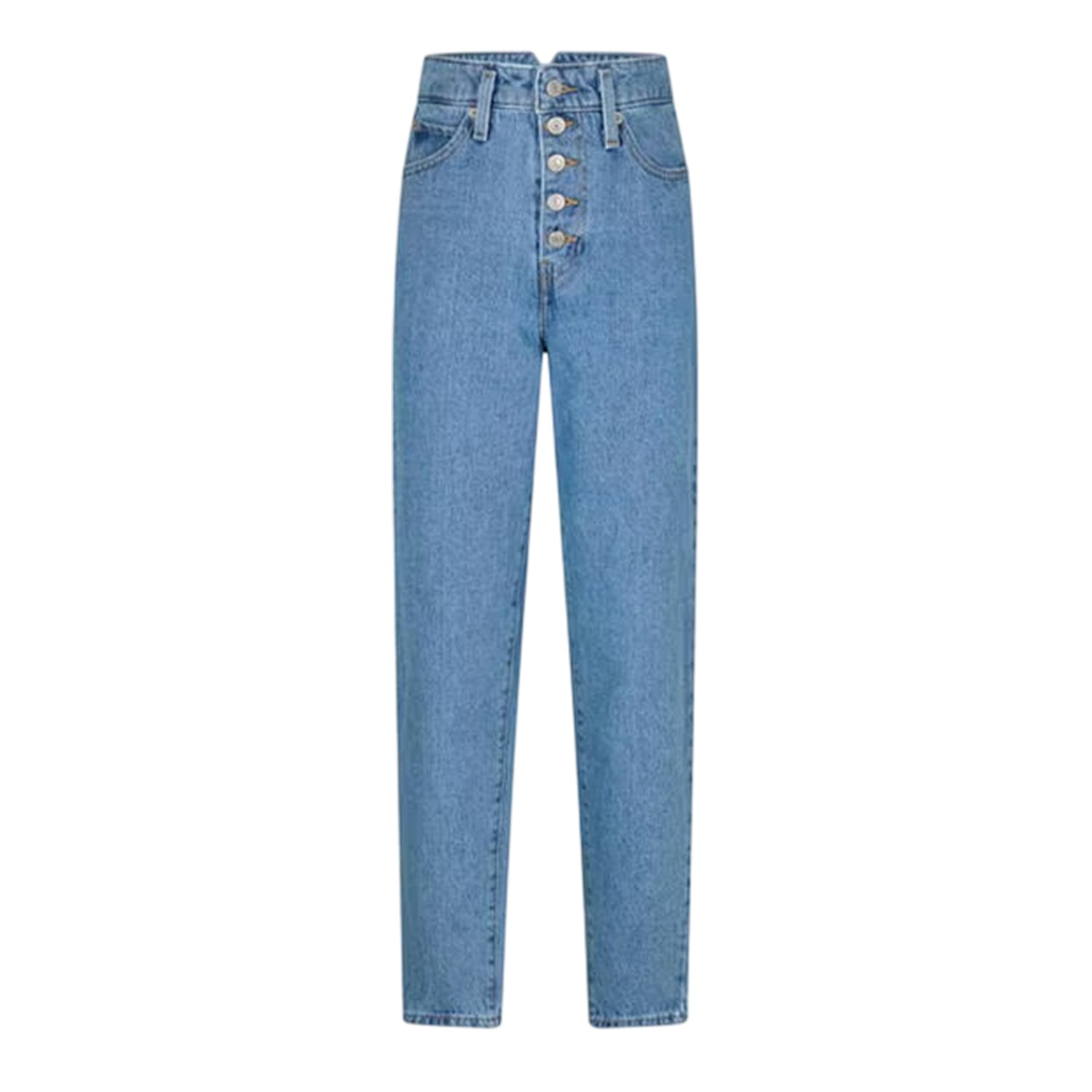Denim - Front - Levis Womens-Ladies Notch Mom Jeans
