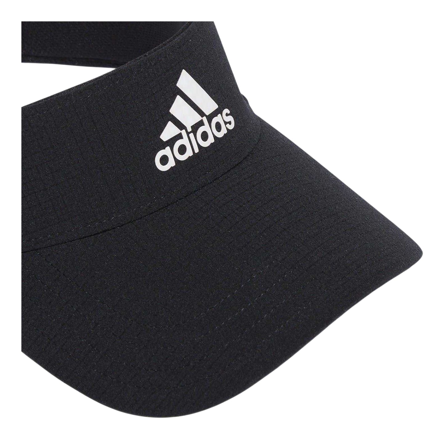 Black - Side - Adidas Mens Grid Golf Visor