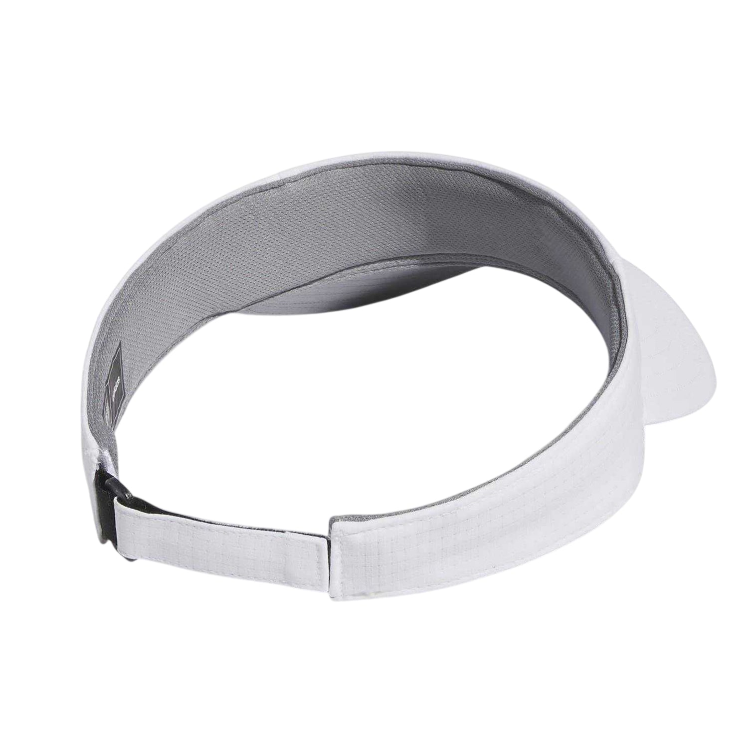 White - Back - Adidas Mens Grid Golf Visor