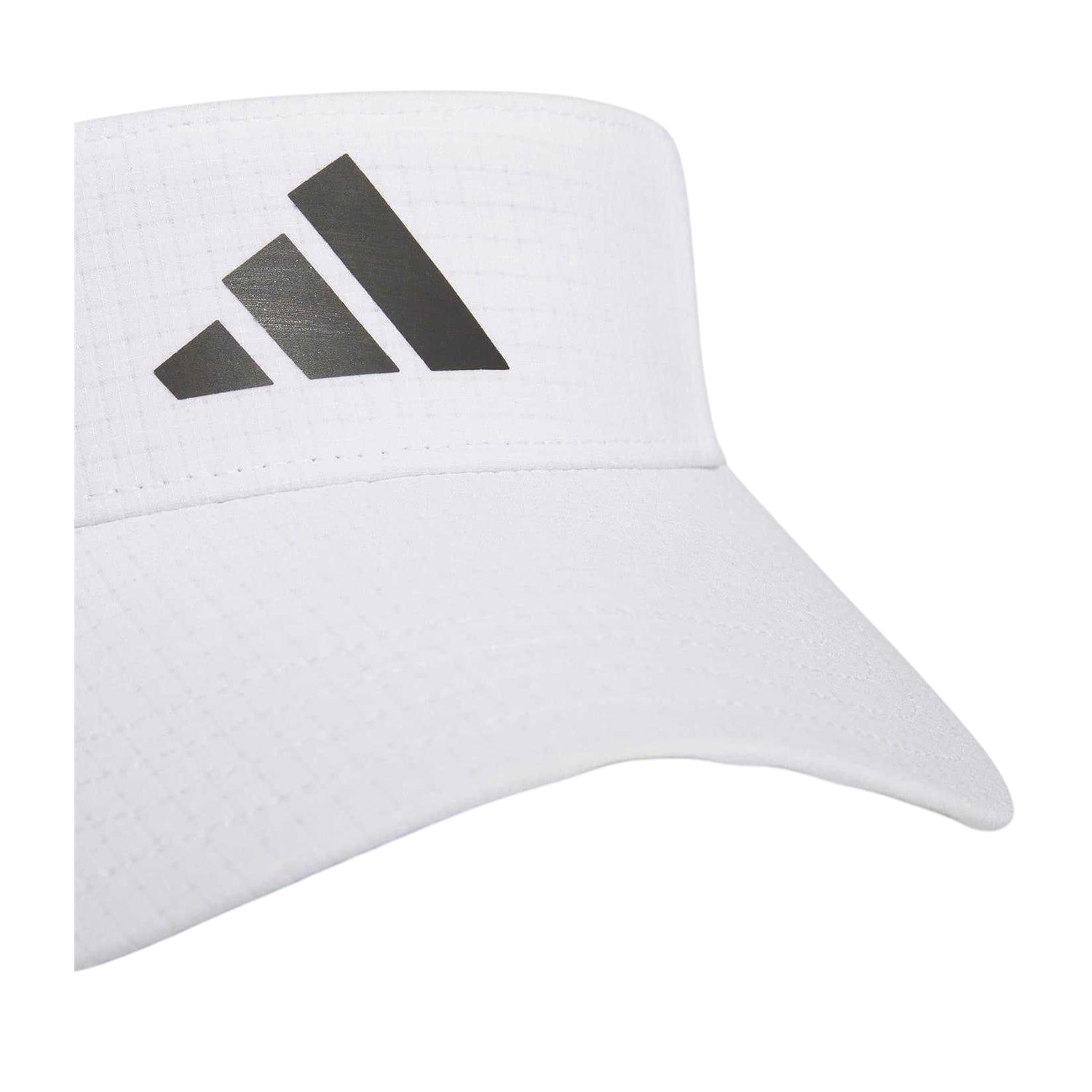 White - Side - Adidas Mens Grid Golf Visor