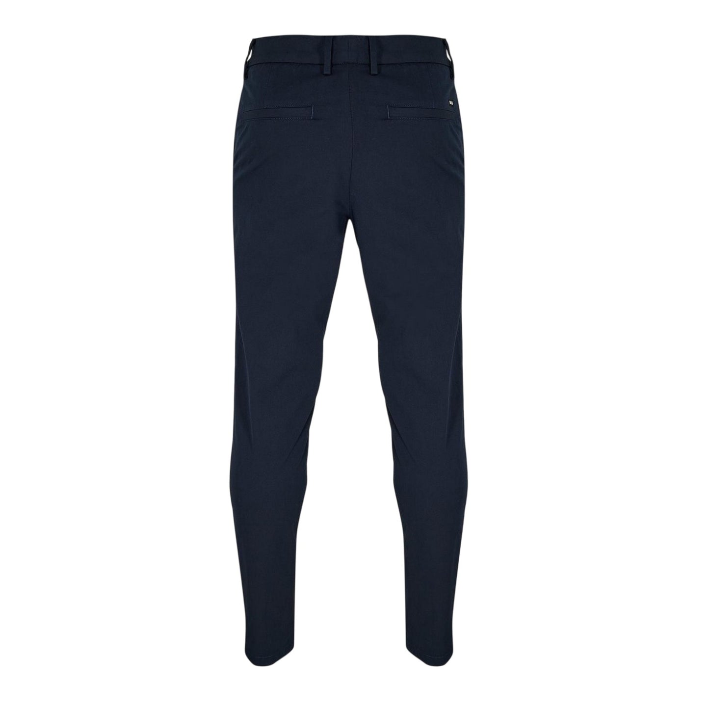 Dark Blue - Back - Boss Mens Kane Straight Leg Trousers