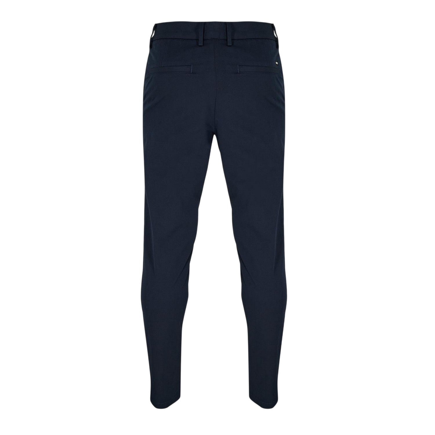 Dark Blue - Back - Boss Mens Kane Straight Leg Trousers