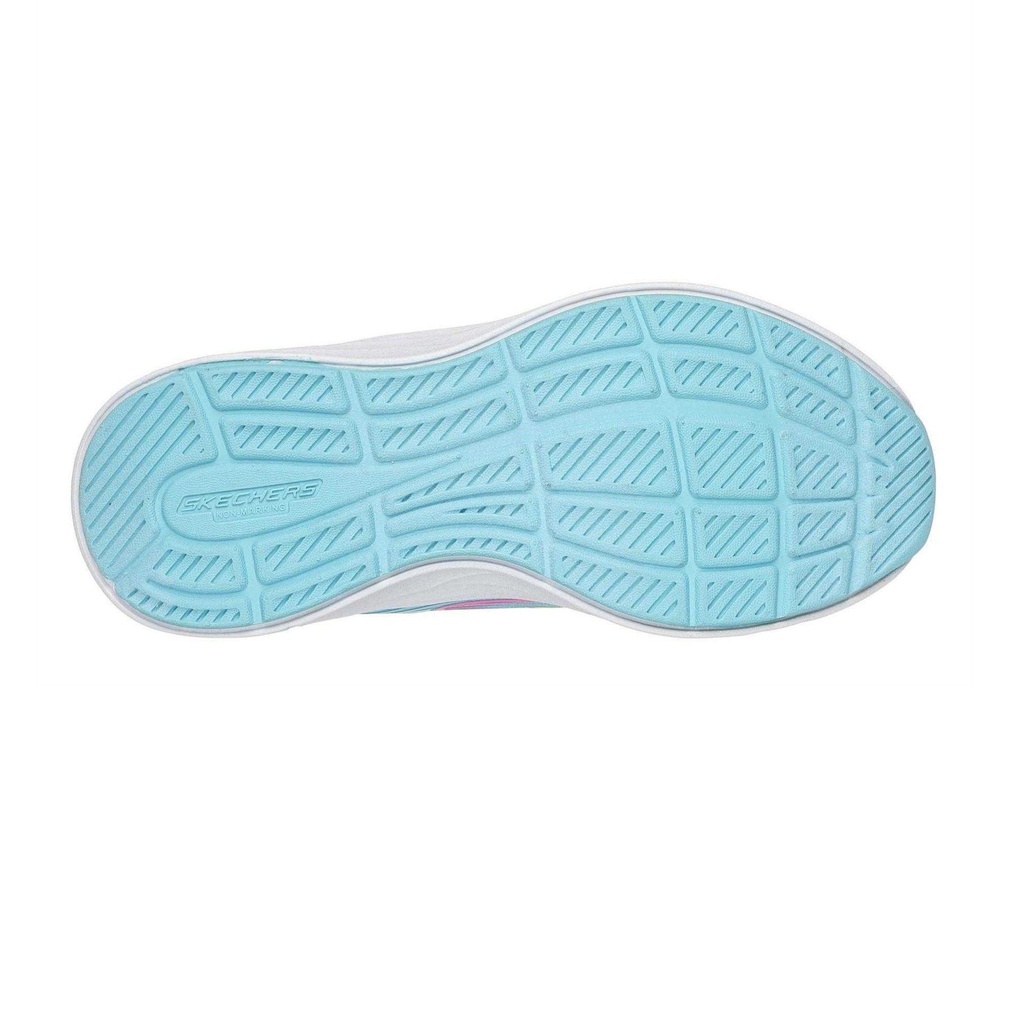 Blue-Multicoloured - Side - Skechers Childrens-Kids Go Run Flat Trainers