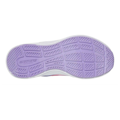 Lavender-Multicoloured - Lifestyle - Skechers Childrens-Kids Go Run Flat Trainers