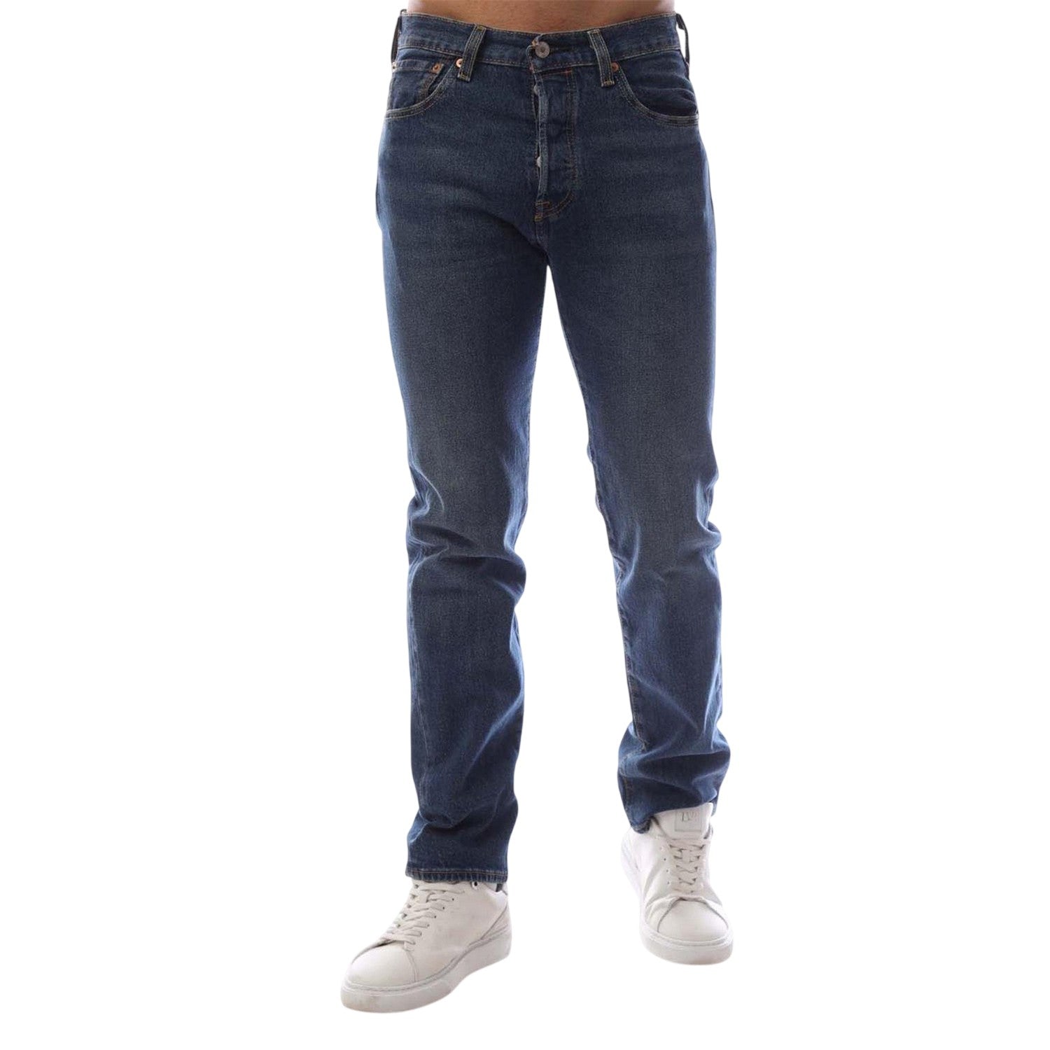 Blue - Lifestyle - Levis Boys 501 Original Straight Leg Jeans