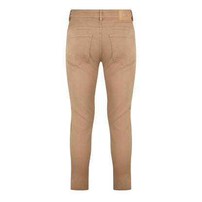 Medium Beige - Back - Boss Mens Denim 5 Pockets Jeans