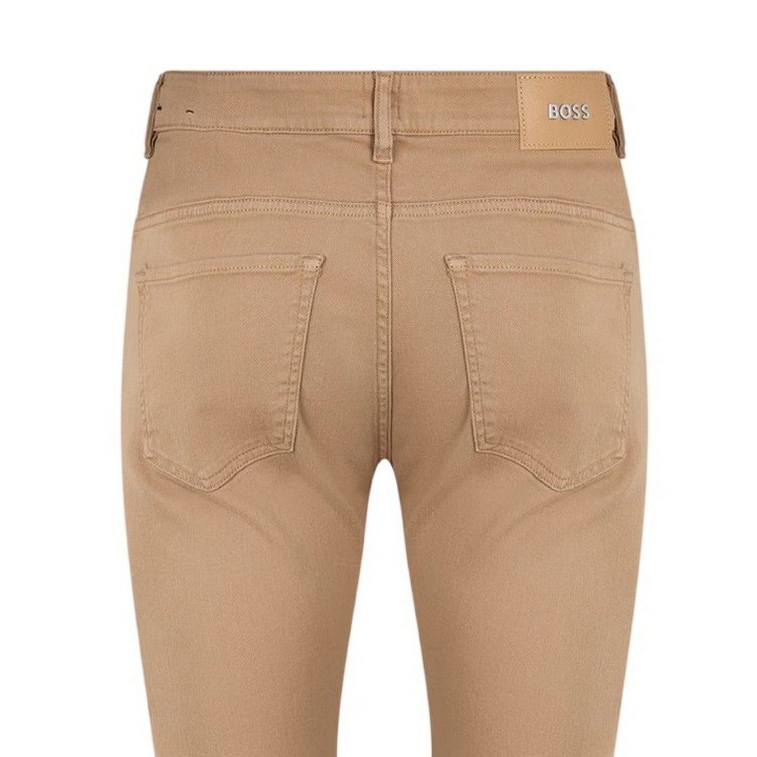 Medium Beige - Lifestyle - Boss Mens Denim 5 Pockets Jeans