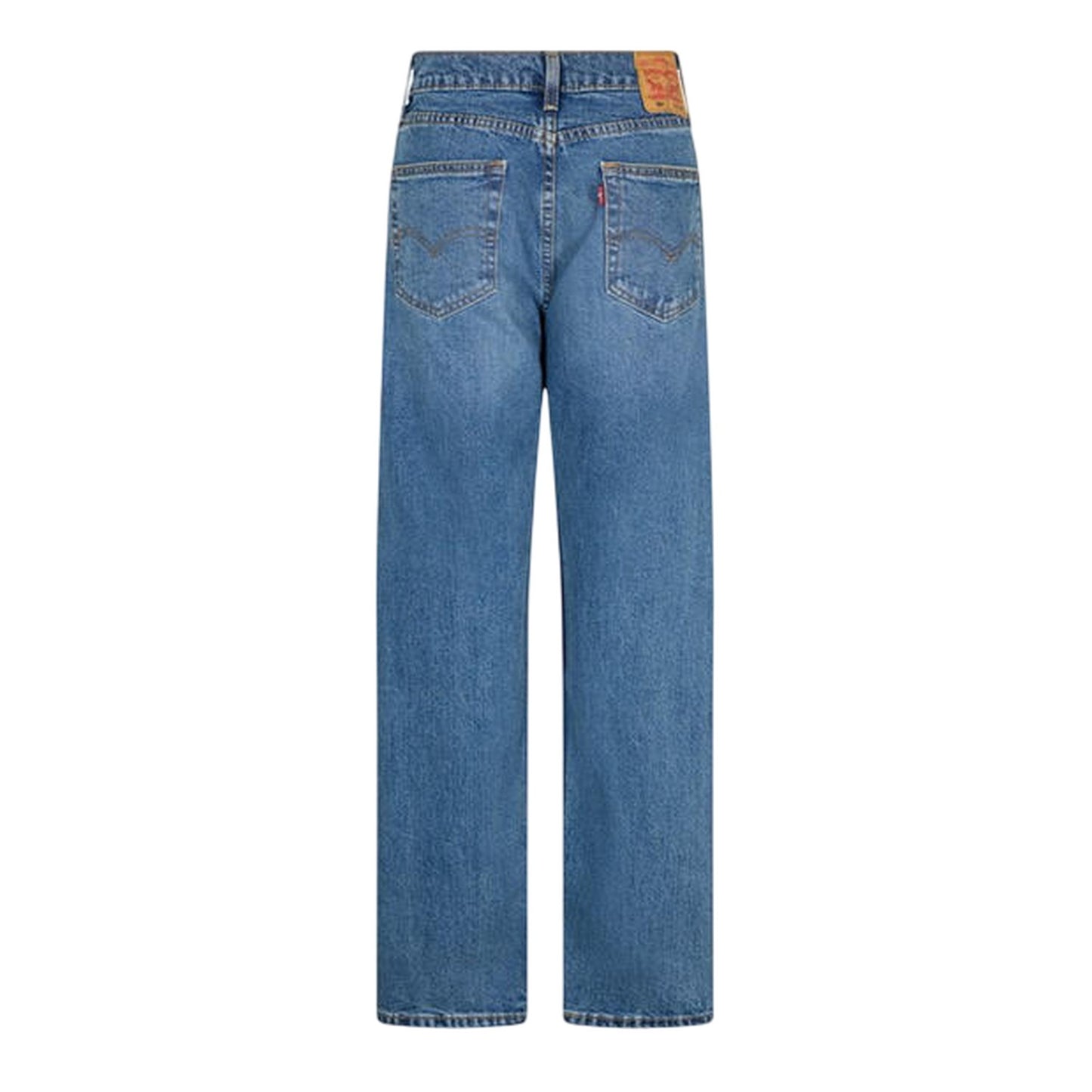 Blue - Back - Levis Mens 505 Regular Jeans