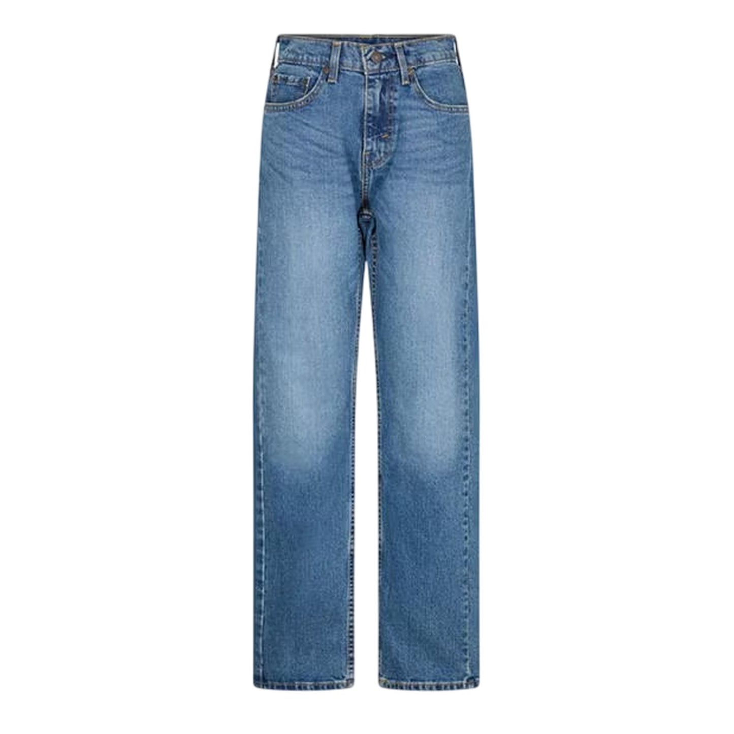Blue - Front - Levis Mens 505 Regular Jeans
