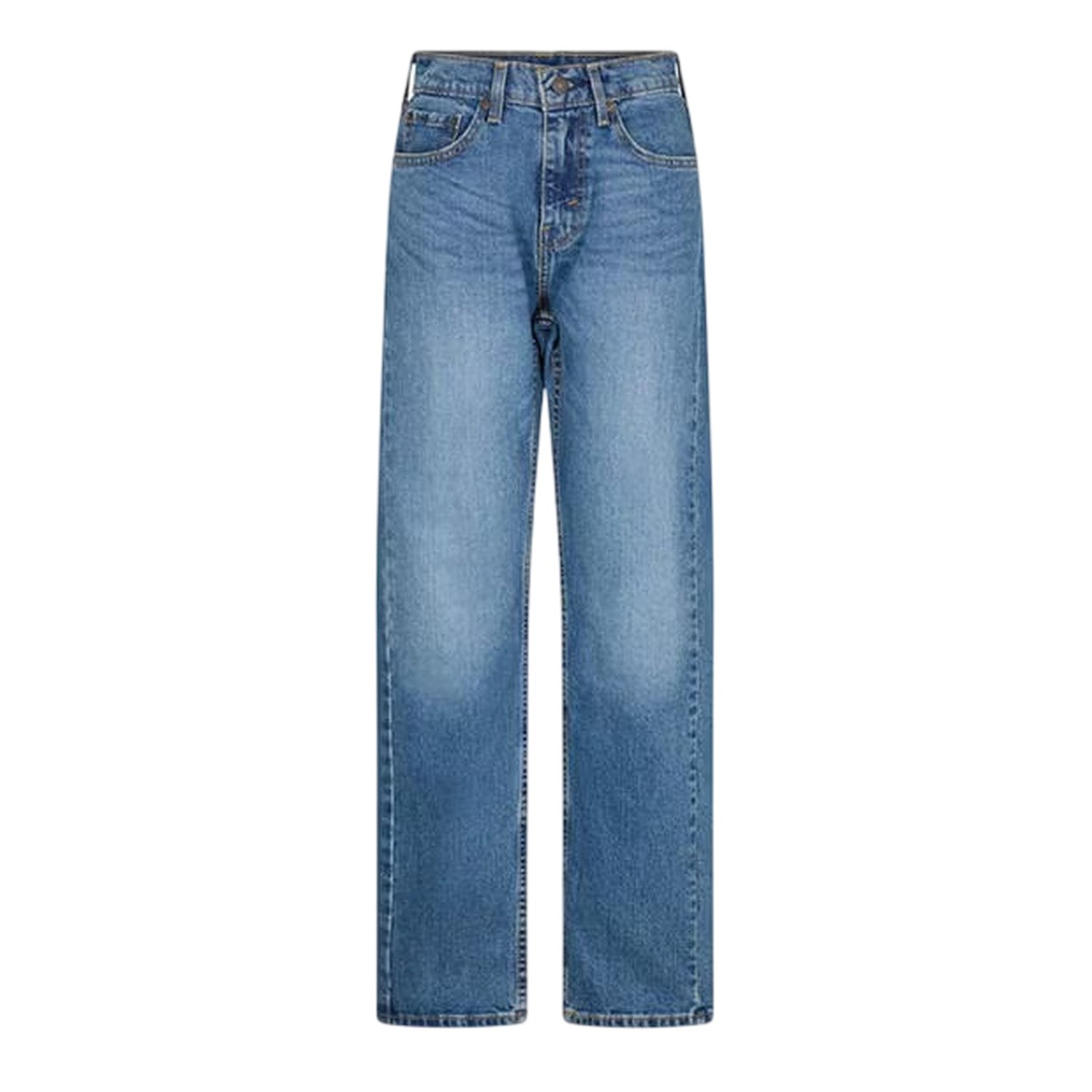 Blue - Front - Levis Mens 505 Regular Jeans