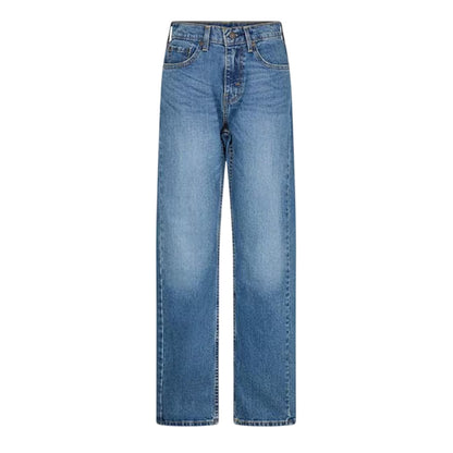 Blue - Front - Levis Mens 505 Regular Jeans