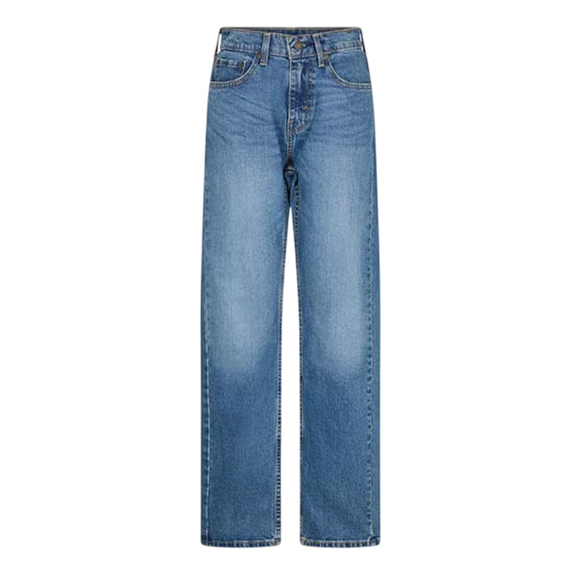 Blue - Front - Levis Mens 505 Regular Jeans