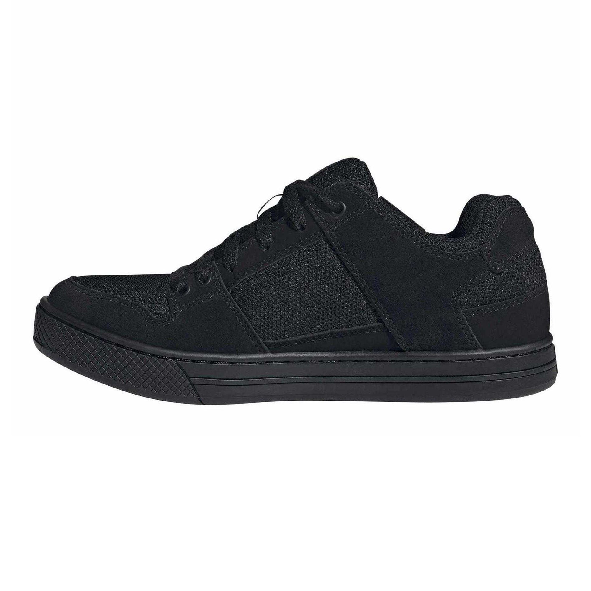 Core Black - Side - Adidas Mens Freerider Leather Low Cut Shoes