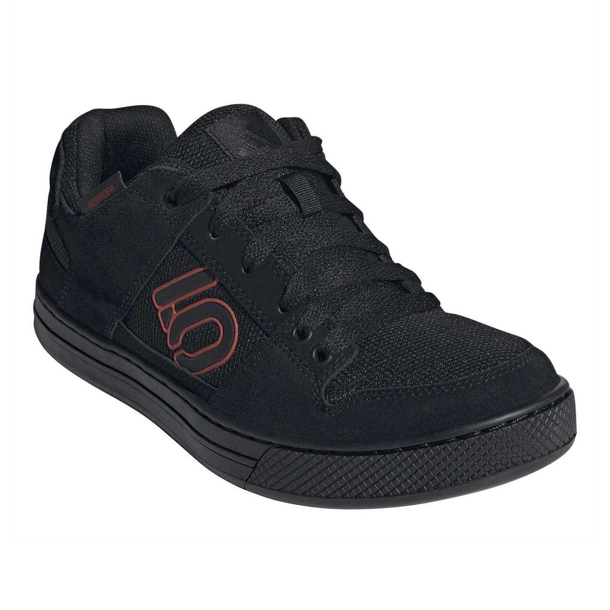 Core Black - Pack Shot - Adidas Mens Freerider Leather Low Cut Shoes