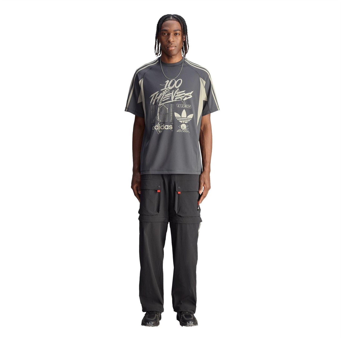 Black - Lifestyle - Adidas Mens Originals Cargo Jogging Bottoms