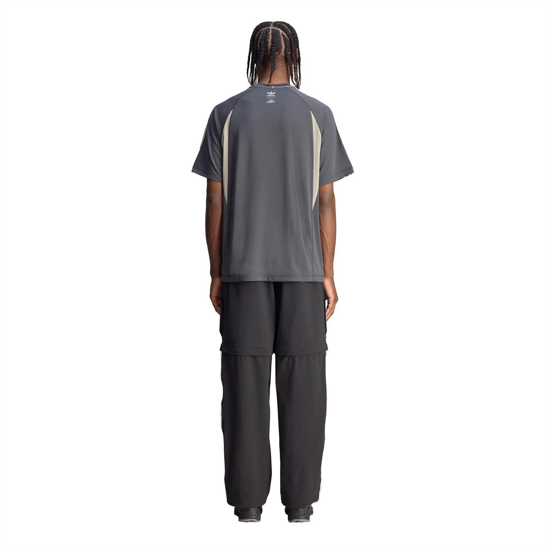 Black - Pack Shot - Adidas Mens Originals Cargo Jogging Bottoms