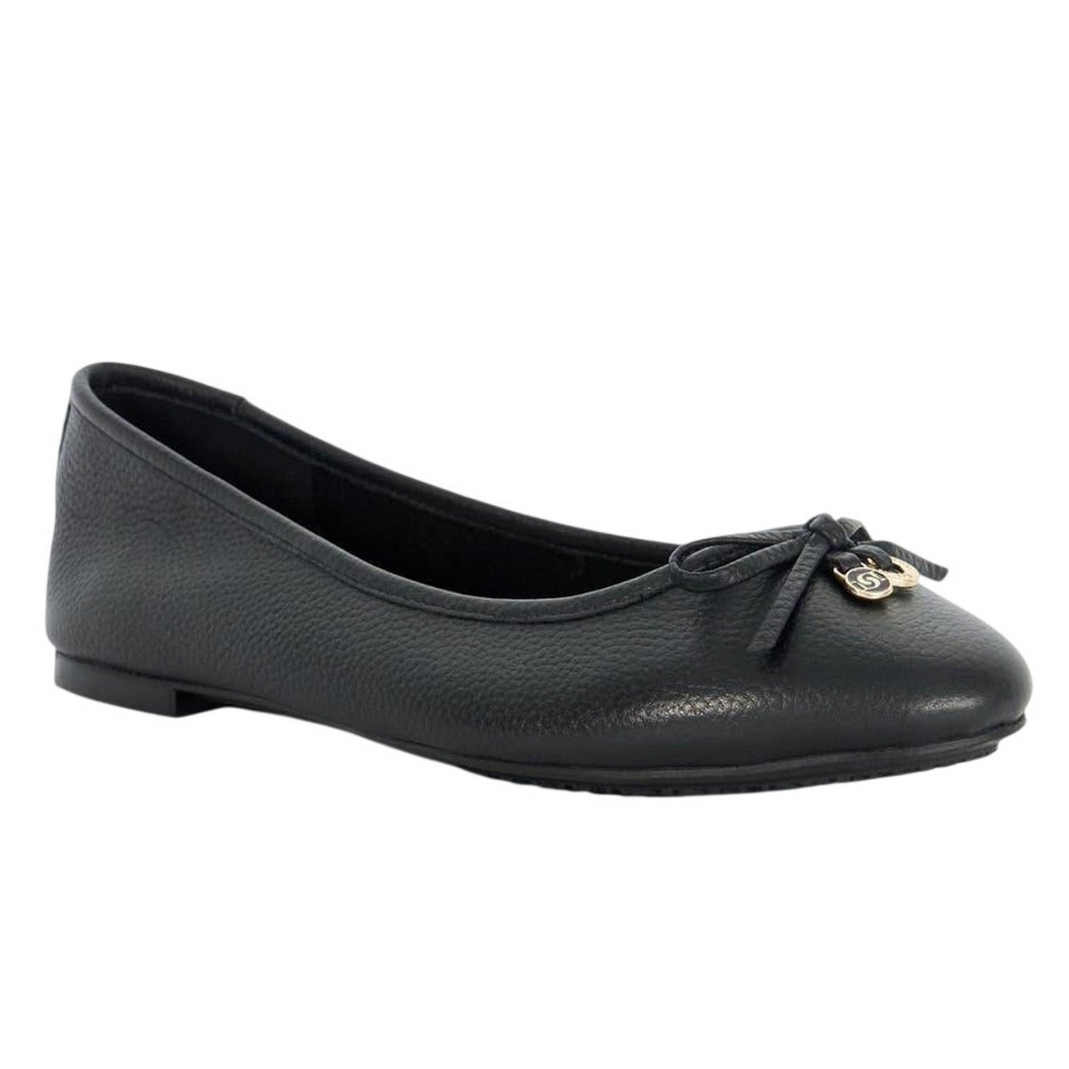 Black - Lifestyle - Dune London Womens-Ladies Harpington Leather Pumps