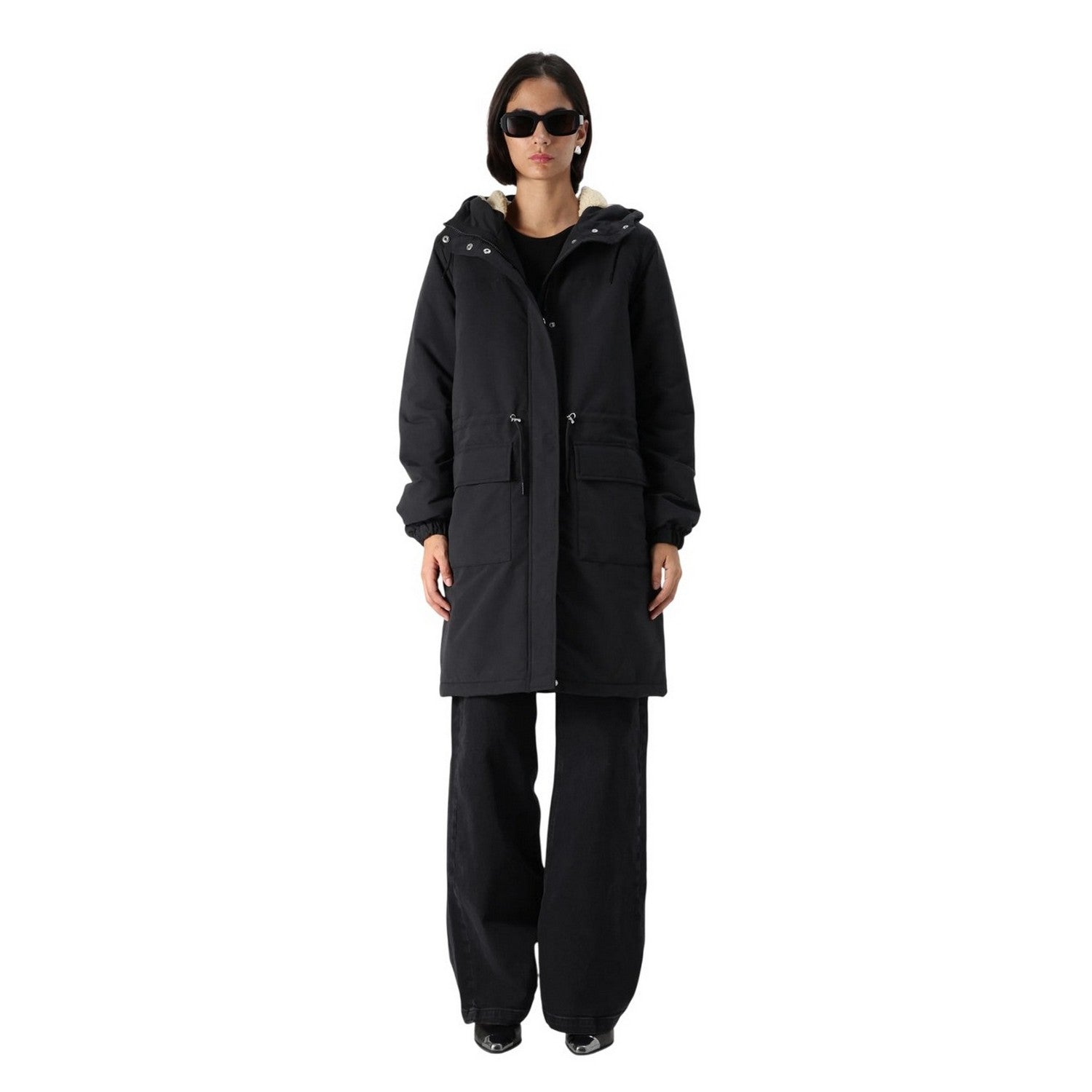 Black - Lifestyle - Timberland Womens-Ladies Parka