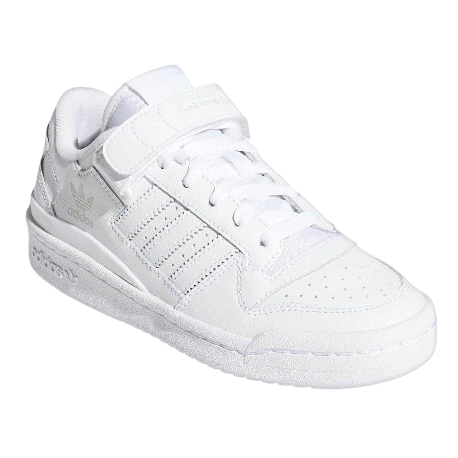 White - Pack Shot - Adidas Mens Forum Low Cut Shoes