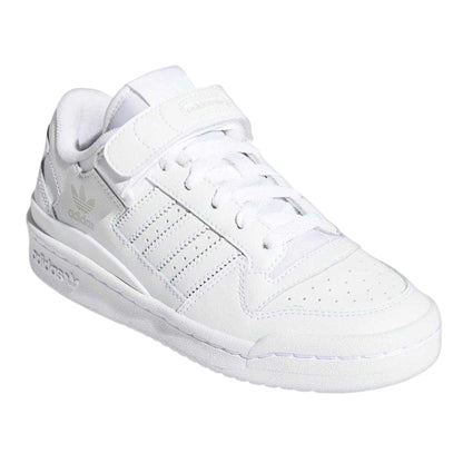 White - Pack Shot - Adidas Mens Forum Low Cut Shoes
