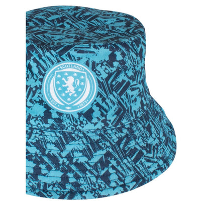 Navy-White - Lifestyle - Scotland Mens Crest Bucket Hat