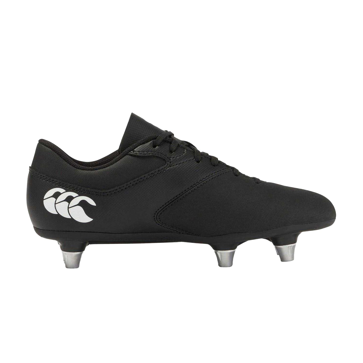 Black-White - Front - Canterbury Childrens-Kids Phoenix Raze SG Regular Soft Ground Rugby Boots