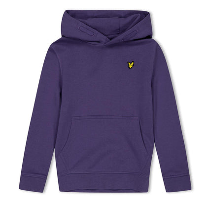 Graystone - Front - Lyle & Scott Childrens-Kids Logo Drawstring Hoodie