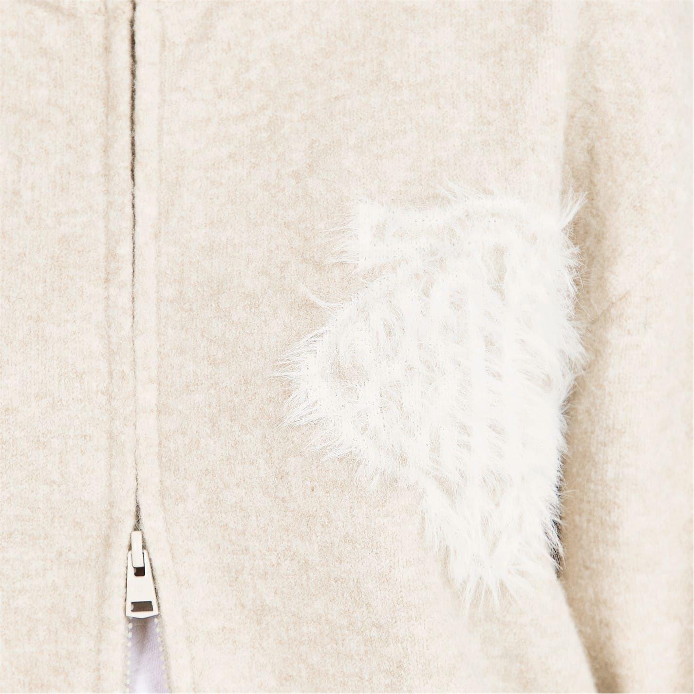 Beige - Pack Shot - Couture Unisex Adult Distressed Jacket